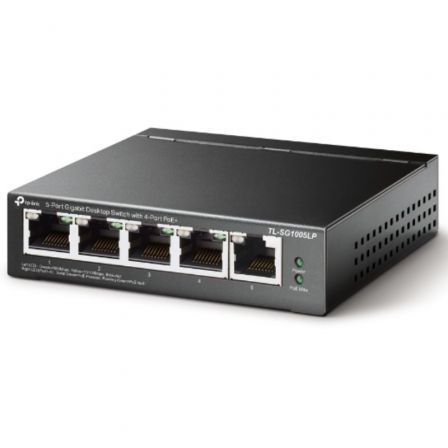 Switch TP-Link TL-SG1005LP 5 Puertos/ RJ-45 10/100/1000/ PoE Switch TP-Link TL-SG1005LP 5 Puertos/ RJ-45 10/100/1000/ PoE