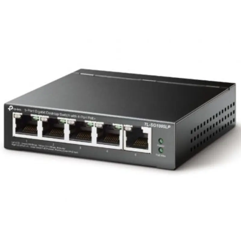 Switch TP-Link TL-SG1005LP 5 Puertos/ RJ-45 10/100/1000/ PoE Switch TP-Link TL-SG1005LP 5 Puertos/ RJ-45 10/100/1000/ PoE