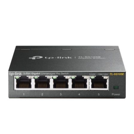Switch TP-Link Easy Smart TL-SG105E 5 Puertos/ RJ-45 10/100/1000 Switch TP-Link Easy Smart TL-SG105E 5 Puertos/ RJ-45 10/100/1000