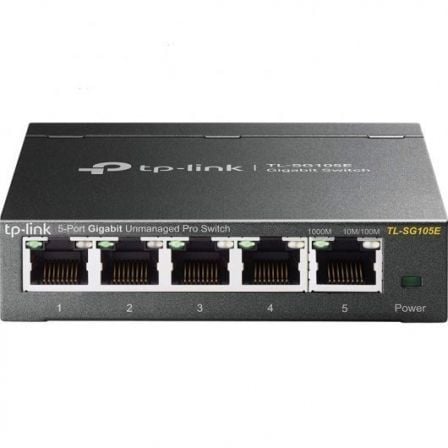 Switch TP-Link Easy Smart TL-SG105E 5 Puertos/ RJ-45 10/100/1000 Switch TP-Link Easy Smart TL-SG105E 5 Puertos/ RJ-45 10/100/1000