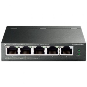 Switch TP-Link TL-SG105PE 5 Puertos/ RJ-45 10/100/1000 PoE Switch TP-Link TL-SG105PE 5 Puertos/ RJ-45 10/100/1000 PoE