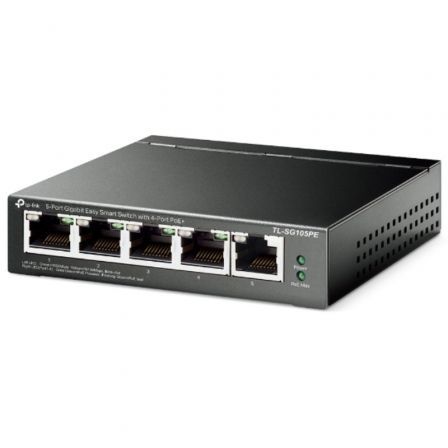 Switch TP-Link TL-SG105PE 5 Puertos/ RJ-45 10/100/1000 PoE Switch TP-Link TL-SG105PE 5 Puertos/ RJ-45 10/100/1000 PoE