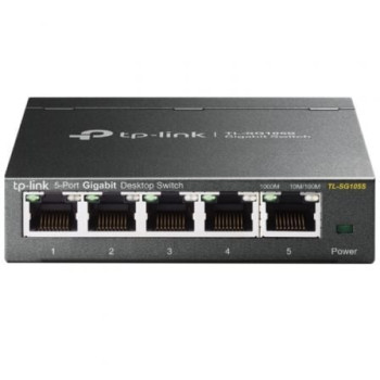 Switch TP-Link TL-SG105S 5 Puertos/ RJ-45 10/100/1000 Switch TP-Link TL-SG105S 5 Puertos/ RJ-45 10/100/1000