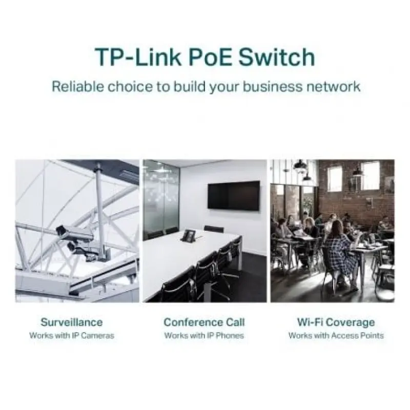 Switch Gestionable TP-Link Gigabit TL-SG1428PE 28 Puertos/ RJ-45 10/100/1000 PoE+/ SFP Switch Gestionable TP-Link Gigabit TL-SG1428PE 28 Puertos/ RJ-45 10/100/1000 PoE+/ SFP