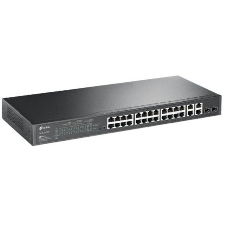 Switch TP-Link Omada TL-SL2428P 28 Puertos/ RJ-45 10/100 PoE/ SFP Switch TP-Link Omada TL-SL2428P 28 Puertos/ RJ-45 10/100 PoE/ SFP