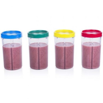 Batidora de vaso Tristar BL-4445/ 240W/ 1 Velocidad/ Capacidad 400ml/ Incluye 4 vasos Batidora de vaso Tristar BL-4445/ 240W/ 1 Velocidad/ Capacidad 400ml/ Incluye 4 vasos