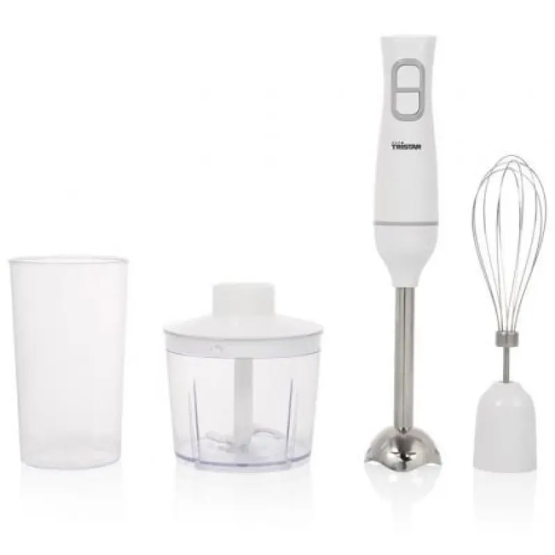 Batidora de mano Tristar MX-4881/ 350W/ Incluye Varillas, Picadora y Vaso Medidor Batidora de mano Tristar MX-4881/ 350W/ Incluye Varillas, Picadora y Vaso Medidor