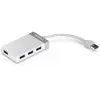 Hub USB 3.0 Trendnet TU3-H4E/ 4xUSB/ Blanco y Gris Hub USB 3.0 Trendnet TU3-H4E/ 4xUSB/ Blanco y Gris