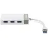 Hub USB 3.0 Trendnet TU3-H4E/ 4xUSB/ Blanco y Gris Hub USB 3.0 Trendnet TU3-H4E/ 4xUSB/ Blanco y Gris