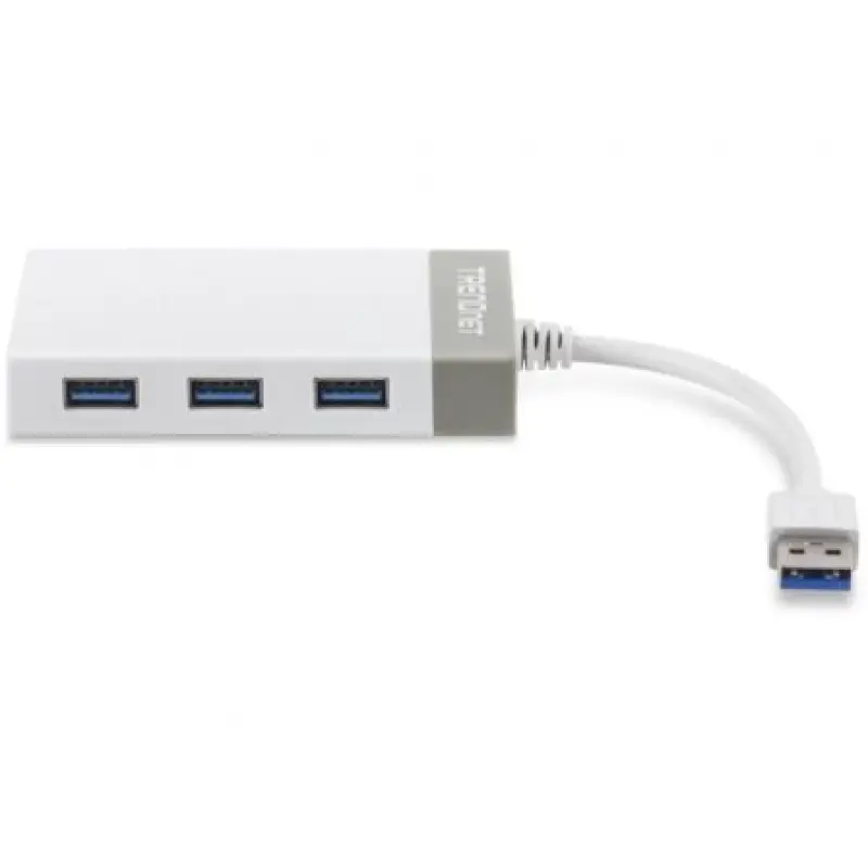Hub USB 3.0 Trendnet TU3-H4E/ 4xUSB/ Blanco y Gris Hub USB 3.0 Trendnet TU3-H4E/ 4xUSB/ Blanco y Gris