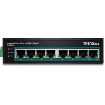 Switch TRENDnet TI-PE80 8 Puertos/ RJ-45 Gigabit 10/100 PoE Switch TRENDnet TI-PE80 8 Puertos/ RJ-45 Gigabit 10/100 PoE