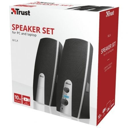 Altavoces Trust Mila/ 10W/ 2.0 Altavoces Trust Mila/ 10W/ 2.0