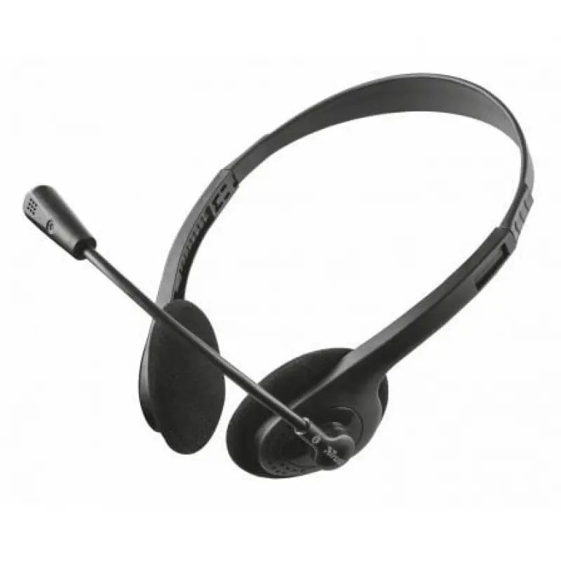 Auriculares Trust Primo Chat/ con Micrófono/ Jack 3.5/ Negros Auriculares Trust Primo Chat/ con Micrófono/ Jack 3.5/ Negros