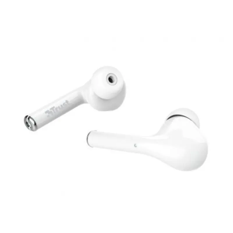 Auriculares Bluetooth Trust Nika Touch con estuche de carga/ Autonomía 6h/ Blancos Auriculares Bluetooth Trust Nika Touch con estuche de carga/ Autonomía 6h/ Blancos