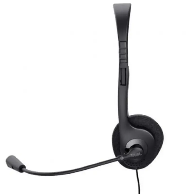Auriculares Trust Chat Headset 24659/ con Micrófono/ Jack 3.5/ Negros Auriculares Trust Chat Headset 24659/ con Micrófono/ Jack 3.5/ Negros