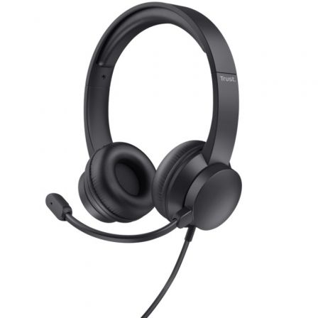 Auriculares Trust Ayda/ con Micrófono/ Jack 3.5/ Negros Auriculares Trust Ayda/ con Micrófono/ Jack 3.5/ Negros