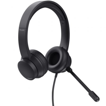 Auriculares Trust Ayda/ con Micrófono/ Jack 3.5/ Negros Auriculares Trust Ayda/ con Micrófono/ Jack 3.5/ Negros