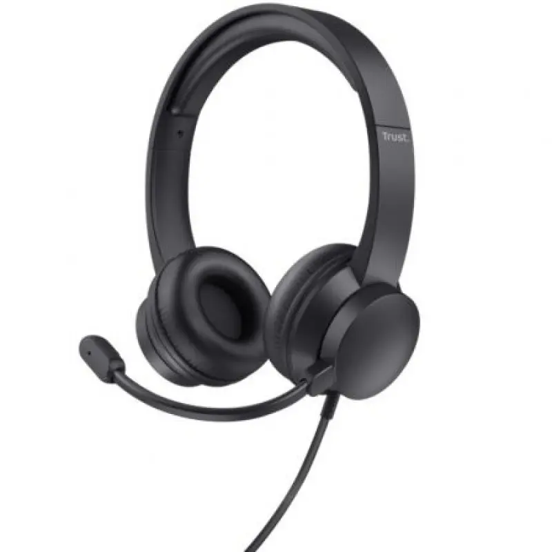 Auriculares Trust Ayda/ con Micrófono/ USB/ Negros Auriculares Trust Ayda/ con Micrófono/ USB/ Negros