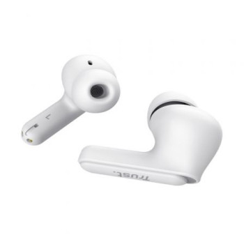 Auriculares Bluetooth Trust Yavi ENC con estuche de carga/ Blancos Auriculares Bluetooth Trust Yavi ENC con estuche de carga/ Blancos