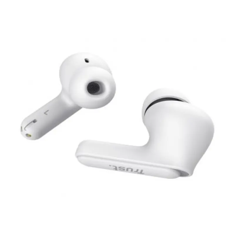 Auriculares Bluetooth Trust Yavi ENC con estuche de carga/ Blancos Auriculares Bluetooth Trust Yavi ENC con estuche de carga/ Blancos