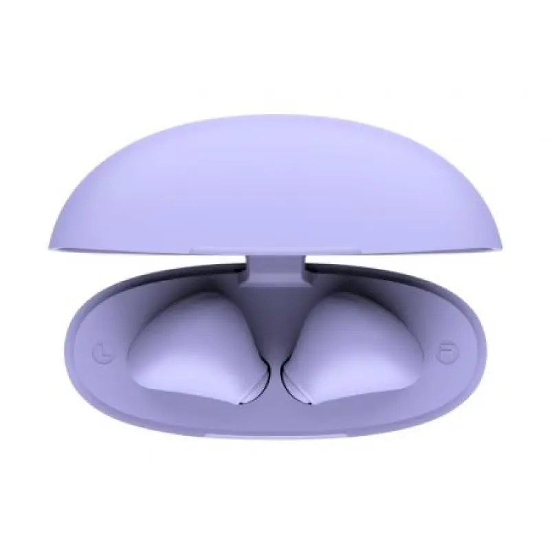 Auriculares Bluetooth Trust Yavi ENC con estuche de carga/ Morados Auriculares Bluetooth Trust Yavi ENC con estuche de carga/ Morados
