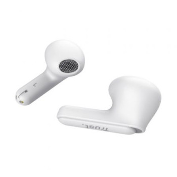 Auriculares Bluetooth Trust Yavi ENC con estuche de carga/ Blancos Auriculares Bluetooth Trust Yavi ENC con estuche de carga/ Blancos