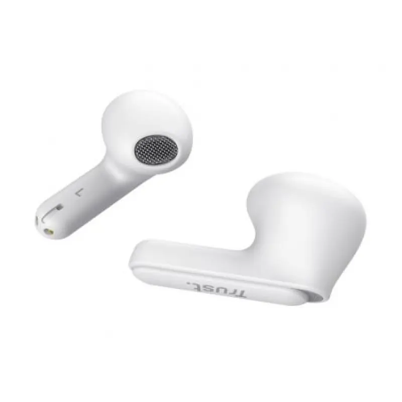 Auriculares Bluetooth Trust Yavi ENC con estuche de carga/ Blancos Auriculares Bluetooth Trust Yavi ENC con estuche de carga/ Blancos