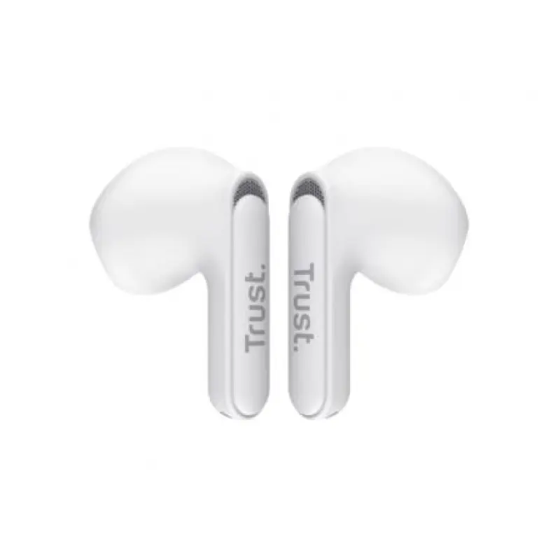Auriculares Bluetooth Trust Yavi ENC con estuche de carga/ Blancos Auriculares Bluetooth Trust Yavi ENC con estuche de carga/ Blancos