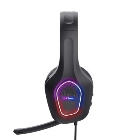 Auriculares Gaming con Micrófono Trust Gaming GXT 416 Zirox/ Jack 3.5/USB Negros Auriculares Gaming con Micrófono Trust Gaming GXT 416 Zirox/ Jack 3.5/USB Negros