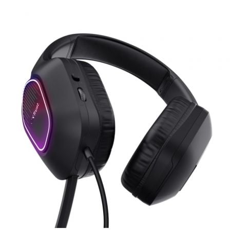 Auriculares Gaming con Micrófono Trust Gaming GXT 416 Zirox/ Jack 3.5/USB Negros Auriculares Gaming con Micrófono Trust Gaming GXT 416 Zirox/ Jack 3.5/USB Negros