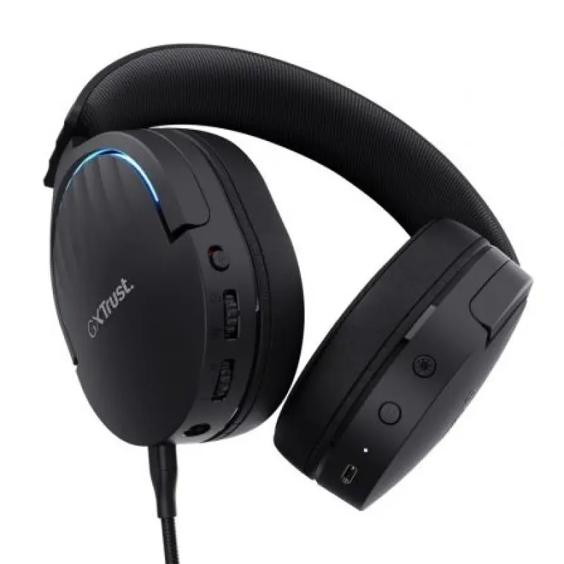 Auriculares Gaming Inalámbricos con Micrófono Trust Gaming GXT 491 Fayzo/ Bluetooth/ Jack 3.5/ Negros Auriculares Gaming Inalámbricos con Micrófono Trust Gaming GXT 491 Fayzo/ Bluetooth/ Jack 3.5/ Negros