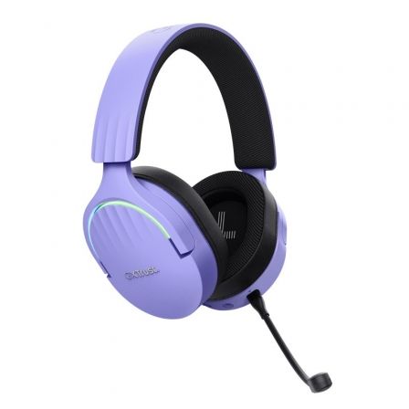 Auriculares Gaming Inalámbricos con Micrófono Trust Gaming GXT 491 Fayzo/ Bluetooth/ Jack 3.5/ Morados Auriculares Gaming Inalámbricos con Micrófono Trust Gaming GXT 491 Fayzo/ Bluetooth/ Jack 3.5/ Morados