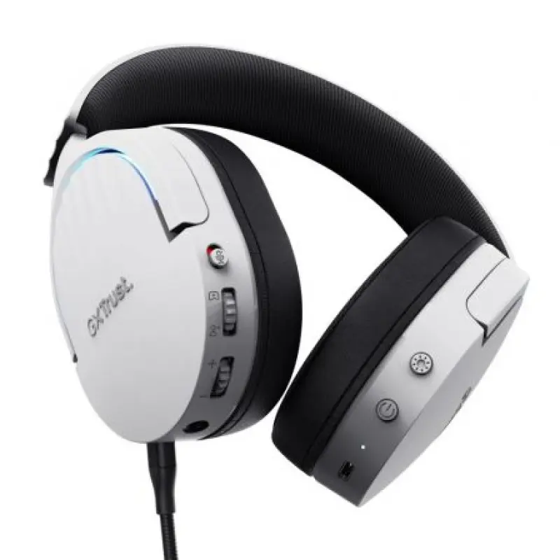 Auriculares Gaming Inalámbricos con Micrófono Trust Gaming GXT 491 Fayzo/ Bluetooth/ Jack 3.5/ Blancos Auriculares Gaming Inalámbricos con Micrófono Trust Gaming GXT 491 Fayzo/ Bluetooth/ Jack 3.5/ Blancos