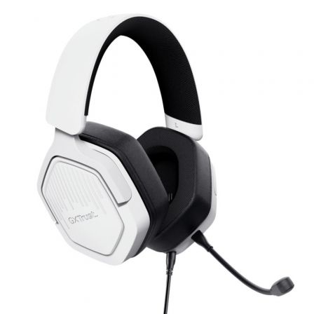 Auriculares Gaming con Micrófono Trust Gaming GXT 492W Carus/ Jack 3.5/ Blancos Auriculares Gaming con Micrófono Trust Gaming GXT 492W Carus/ Jack 3.5/ Blancos