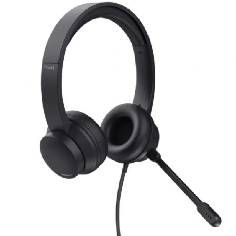 Auriculares Trust HS-150/ con Micrófono/ Jack 3.5/ Negros Auriculares Trust HS-150/ con Micrófono/ Jack 3.5/ Negros