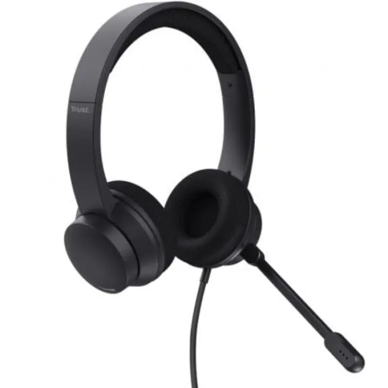 Auriculares Trust HS-260/ con Micrófono/ USB/ Negros Auriculares Trust HS-260/ con Micrófono/ USB/ Negros
