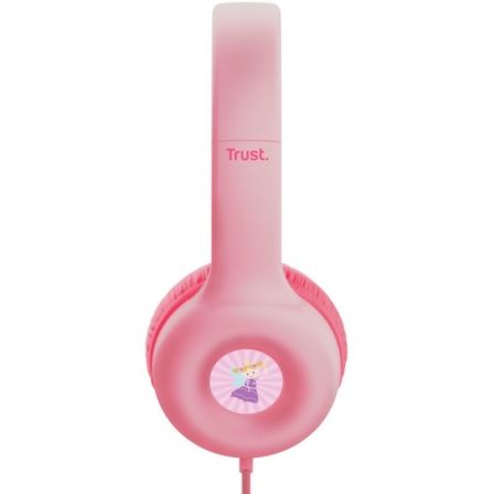 Auriculares Infantiles Trust Nouna Kids/ con Micrófono/ Rosas Auriculares Infantiles Trust Nouna Kids/ con Micrófono/ Rosas