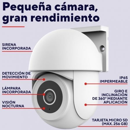 Cámara de Videovigilancia Trust IPCAM-3900/ Visión Nocturna/ Control desde APP Cámara de Videovigilancia Trust IPCAM-3900/ Visión Nocturna/ Control desde APP