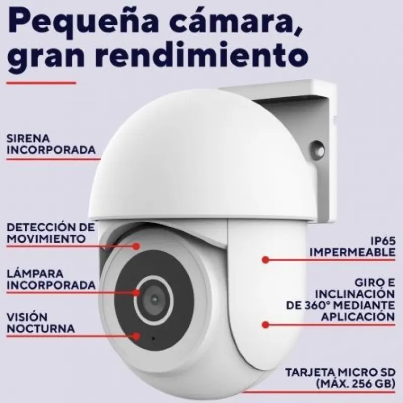 Cámara de Videovigilancia Trust IPCAM-3900/ Visión Nocturna/ Control desde APP Cámara de Videovigilancia Trust IPCAM-3900/ Visión Nocturna/ Control desde APP