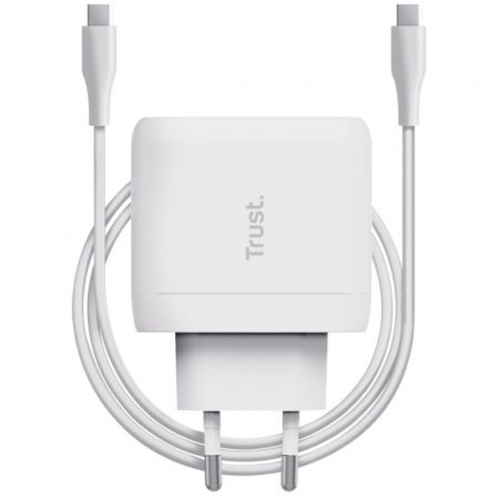 Cargador de Pared Trust Maxo 65W/ 1xUSB Tipo-C/ 65W Cargador de Pared Trust Maxo 65W/ 1xUSB Tipo-C/ 65W