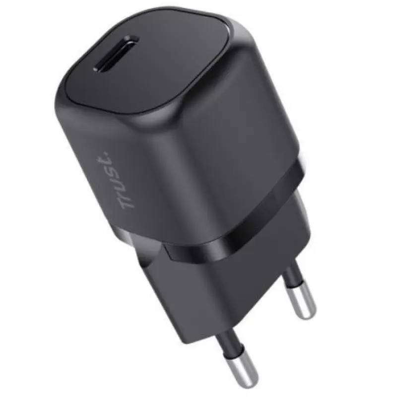 Cargador Compacto Trust Maxo/ 1xUSB Tipo-C/ 20W Cargador Compacto Trust Maxo/ 1xUSB Tipo-C/ 20W