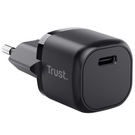 Cargador Compacto Trust Maxo/ 1xUSB Tipo-C/ 20W Cargador Compacto Trust Maxo/ 1xUSB Tipo-C/ 20W