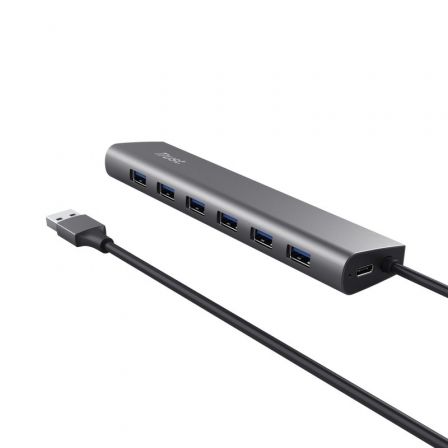 Hub USB 3.2 Gen1 Trust Halyx/ 7xUSB/ 1xUSB-C Hub USB 3.2 Gen1 Trust Halyx/ 7xUSB/ 1xUSB-C