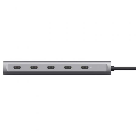 Hub USB Tipo-C Trust Halyx/ 4xUSB Tipo-C/ 1xUSB Tipo-C PD Hub USB Tipo-C Trust Halyx/ 4xUSB Tipo-C/ 1xUSB Tipo-C PD