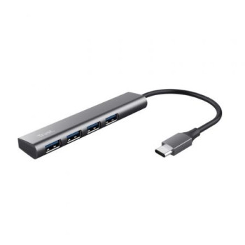 Hub USB Tipo-C Trust Halyx/ 4xUSB Hub USB Tipo-C Trust Halyx/ 4xUSB