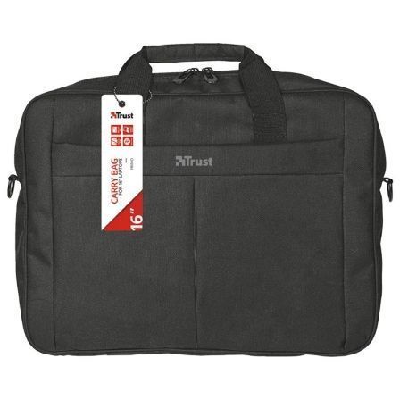 Maletín Trust Primo para Portátiles hasta 16'/ Negro Maletín Trust Primo para Portátiles hasta 16'/ Negro
