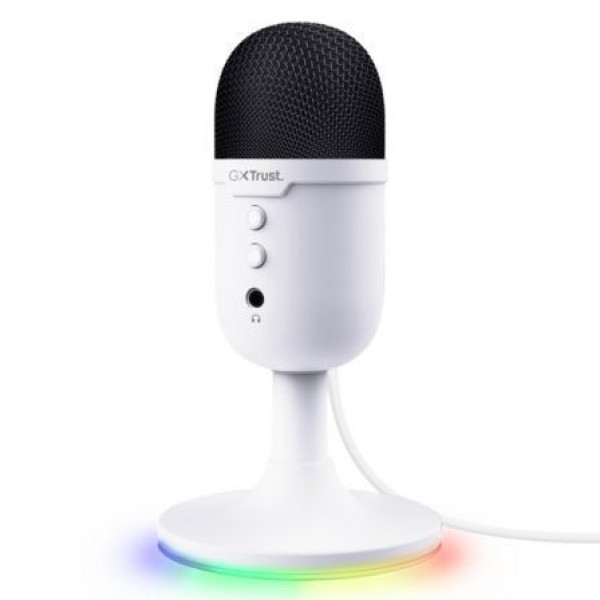 Micrófono Trust Gaming GXT 234W Yunix/ USB/ Blanco