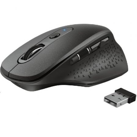 Ratón Ergonómico Inalámbrico Trust Ozaa/ Batería recargable/ Hasta 2400 DPI Ratón Ergonómico Inalámbrico Trust Ozaa/ Batería recargable/ Hasta 2400 DPI