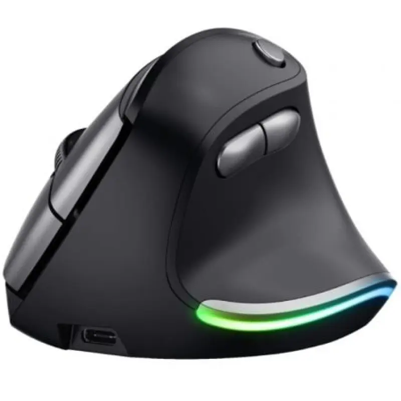 Ratón Ergonómico Inalámbrico Trust Bayo Eco/ Batería recargable/ Hasta 2400 DPI Ratón Ergonómico Inalámbrico Trust Bayo Eco/ Batería recargable/ Hasta 2400 DPI