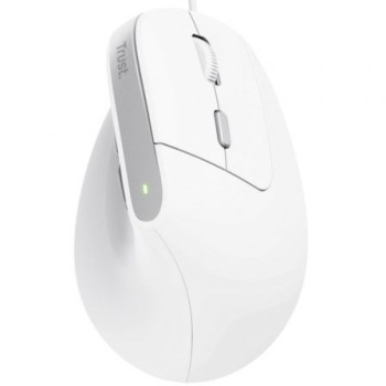 Ratón Ergonómico Trust Bayo II/ Hasta 2400 DPI/ Blanco Ratón Ergonómico Trust Bayo II/ Hasta 2400 DPI/ Blanco